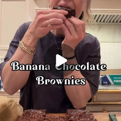 Banana Chocolate Brownies