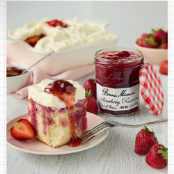 Strawberry Coconut Tres Leches Cake