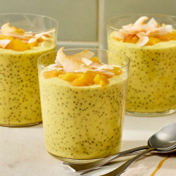 Mango, Passion Fruit &amp; Coconut Chia Pudding