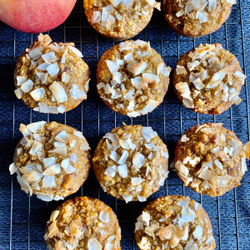 Quick Apple And Oat Muffins