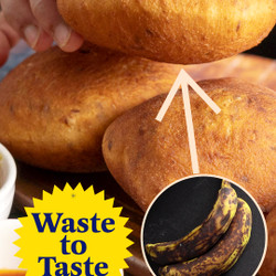 Delicious Bun From Wasted Ripe Banana