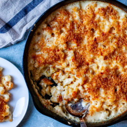 Skillet Baked Macaroni And Cheese