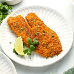 Tortilla-crusted Tilapia