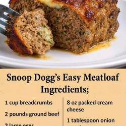 Snoop Dogg’s Easy Meatloaf