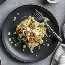 Keto Walnut Cauliflower Risotto