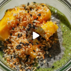 Chinese-style Chia Pudding (black Sesame &amp; Matcha)