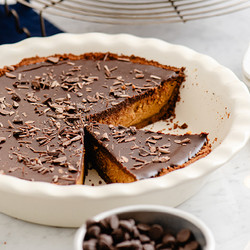 Hot Cocoa Pumpkin Pie