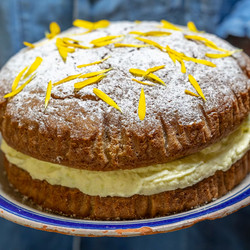 Light-as-a-feather Courgette Cake