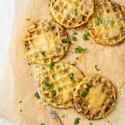 Keto Cheesy Waffle Fritters