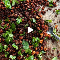 Whipped Sweet Potatoes With Smoky Tofu Crumble