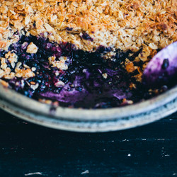 Blueberry &amp; Blackberry Crumble