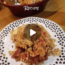 Rhubarb Crumble
