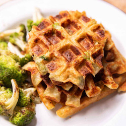 Broccoli Cheese Waffles
