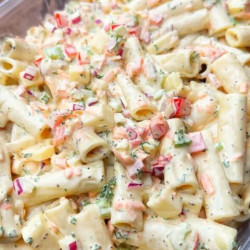 Cheddar Sour Cream Macaroni Salad Recipe