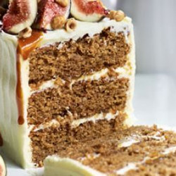 Spiced Fig, Coffee &amp; Hazelnut Cake