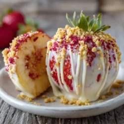 Strawberry Shortcake Candy Apples