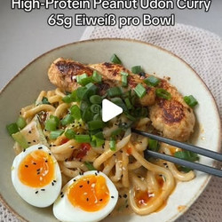 High-protein Peanut Udon Curry