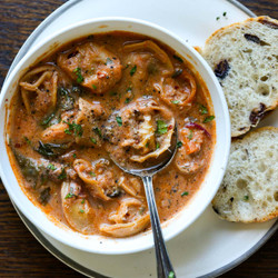 Creamy Tortellini Soup