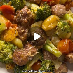 Sheet Pan Gnocchi With Sausage And Broccoli