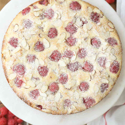 Almond Raspberry Coffee Cake