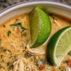 Creamy Chicken Tortilla-style Soup With Lime