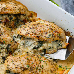 Spinach Stuffed Chicken Breast