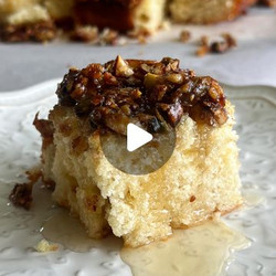 Honey-soaked Baklava Cake