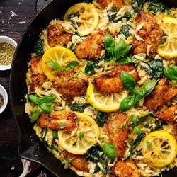 Lemon Chicken Orzo