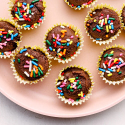 Black Bean Brownie Bites