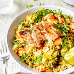 Viral One Pot Green Curry Chicken And Rice