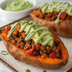 Taco-stuffed Sweet Potatoes