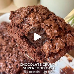 Chocolate Crunch Superfood Cake