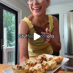 Stuffed Wonton Baked Dinner