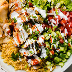 Cart-style Halal Chicken Rice Bowls