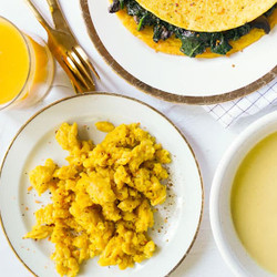 Mung Bean "egg" Recipe | Mung Bean Scrambled Eggs