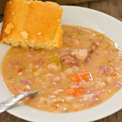 Batch Senate Bean Soup With Ham-Updated for Instant Pot