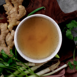 Scallion Ginger Bone Broth