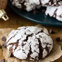 Chocolate Crinkle Cookies