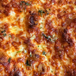 Same Day No Knead Cheesy Garlic Butter Focaccia