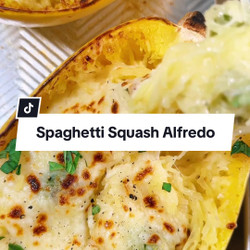 Spaghetti Squash Alfredo