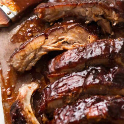 Oven Pork Ribs With Barbecue Sauce