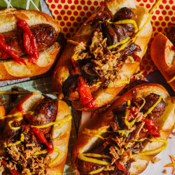Hot Dogs With Caramelised Onions And Homemade Ketchup Recipe