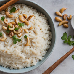Cumin And Cashew Yogurt Rice