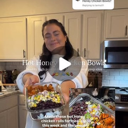 Hot Honey Chicken Bowls