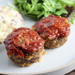 Easy Mini Meatloaves