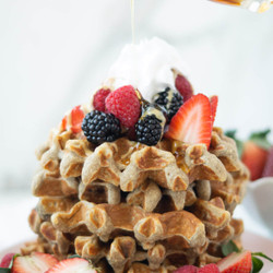 Banana Protein Waffles