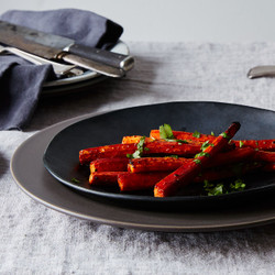 Pomegranate-roasted Carrots