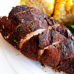 Mocha Rub Grilled Chicken