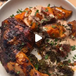 One Pan Roasted Chicken &amp; Veggies