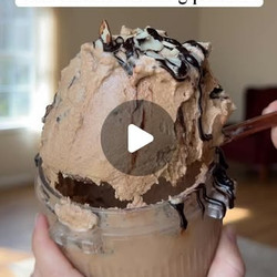 Coffee Almond Fudge Ice Cream